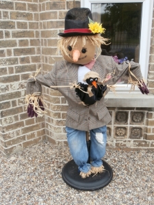 One of our scarecrows